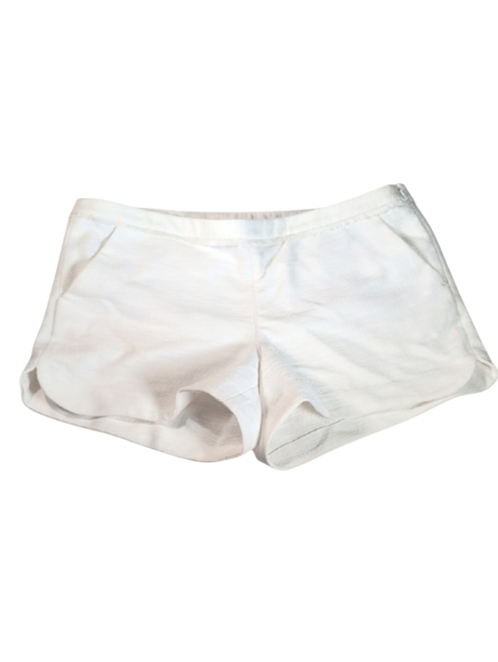 Lilly Pulitzer Adie White Resort Shorts Textured Size 12.
